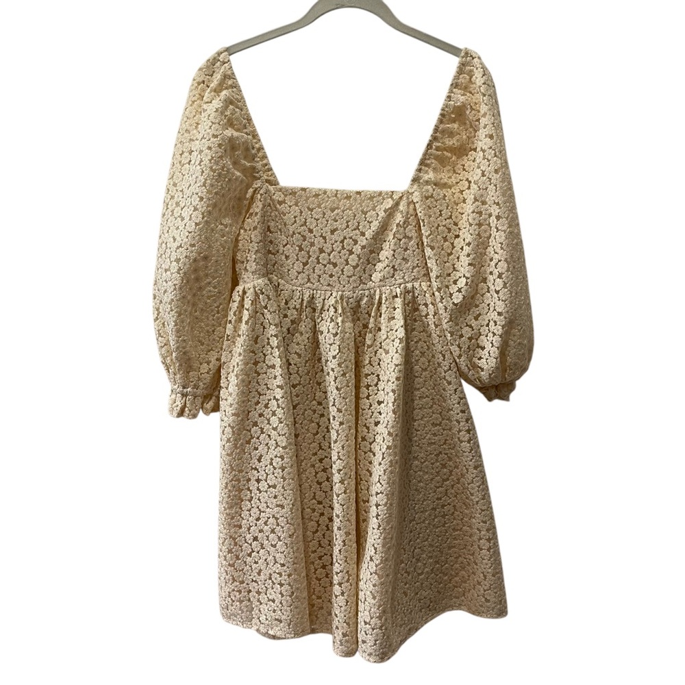 Vada Winter You Could Be The One Dress Floral Lace Mini Dress Sz. Small - Picture 6 of 10